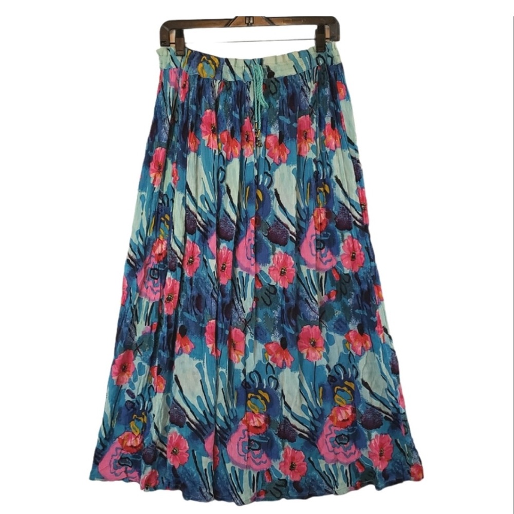 Vintage Floral Print Skirt